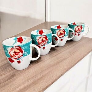 Lenox “Chirp” Bone China – Set of 4 Tea/Coffee Cups